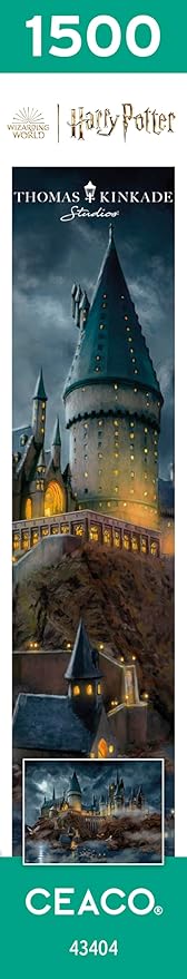 Ceaco - Thomas Kinkade - Harry Potter - Hogwart's Castle - 1500 Piece Jigsaw Puzzle
