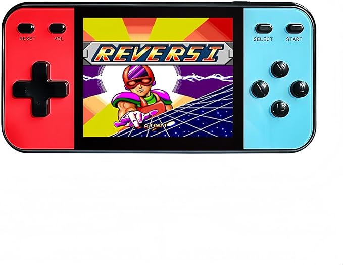 JXD Mini 3-inch LCD Screen Retro Video Game Console with 240 Games Connects to TV Children's Handheld Electronic Game Puzzle Toys Christmas Travel and Leisure Essential