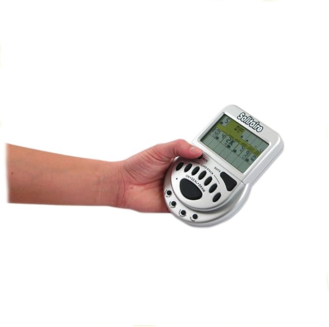 Solitaire Handheld Electronic Game Mega Screen Travel Games Batteries Included ,#G14E6GE4R-GE 4-TEW6W253692