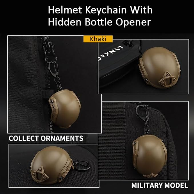 Mini Night Vision Sight Goggles NVG Shaped Keychain Key Ring Chain Creative Gift Collection Toy
