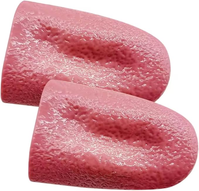 5PCS Realistic Fake Tongue Gross Jokes Prank Magic Tricks Halloween Horrific Magicians Props, Fake Tongue Piercing, Magic Kits and Accessories, Novelty and Gag Toys
