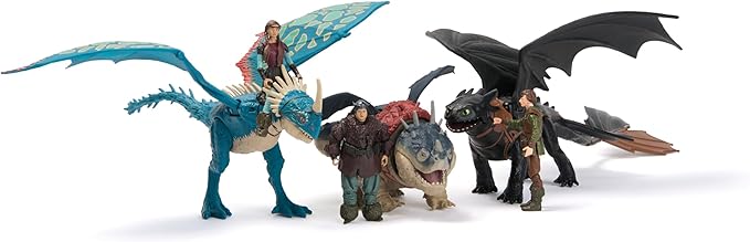 DreamWorks Dragons, How to Train Your Dragon, Deadly Nadder & Astrid, Viking Duo Action Figures, Kids Toys for Boys Ages 4 and up