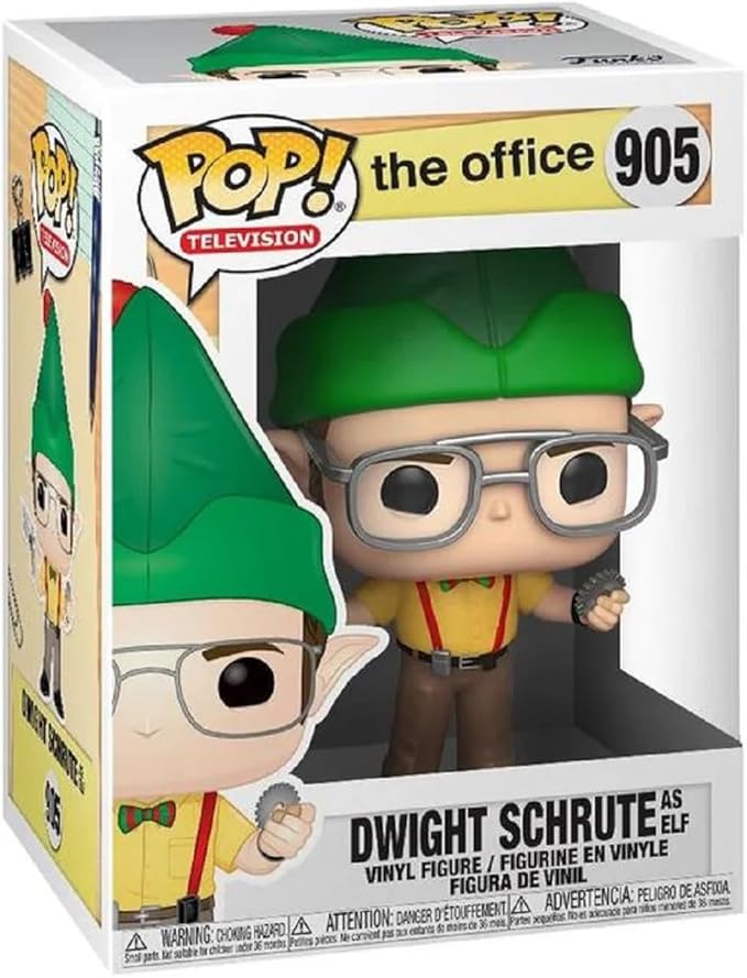 Funko Pop! TV: The Office - Dwight As Elf, Multicolor