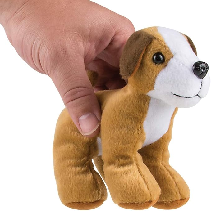 Bedwina Plush Puppy Dogs - (Pack of 36) 6 Inches Tall Stuffed Animals Bulk Assorted Puppies and Cute Stuffed Plushed Dog Puppies Assortment, Stocking Stuffers