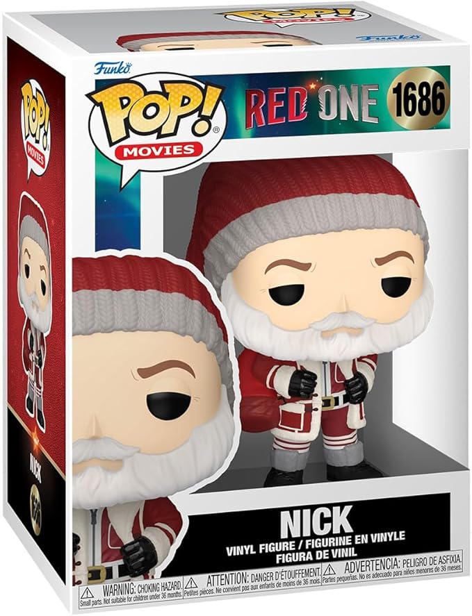 Funko POP Movies: Red One - Nick - Collectable Vinyl Figure - Gift Idea - Official Merchandise - for Kids & Adults - Movies Fans - Model Figure for Collectors and Display