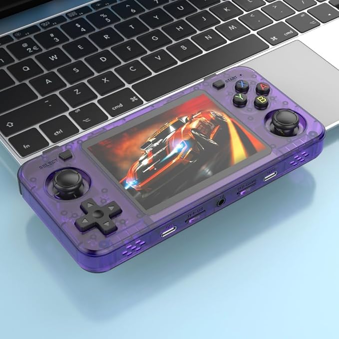 R36H Portable Handheld Video Game Console with 20,000 Plus Games Retro Video Games with Simulators for NES, GBA, MD, SFC, MAME, PSP, PS1, GB, NDS, N64 and CPS (White128gb)