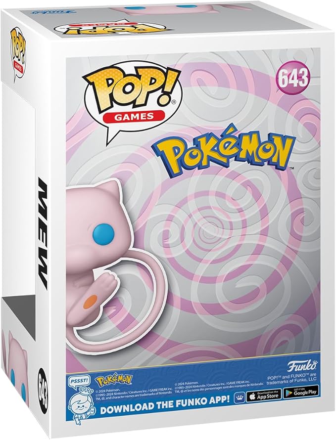 Funko Pop! Games: Pokemon - Mew - Collectible Vinyl Figure - Gift Idea - Official Products - Toys for Children and Adults - Video Games Fans