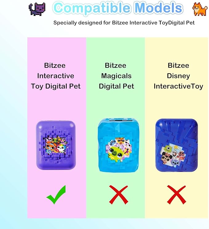 Silicone Case for Bitzee Interactive Toy Digital Pet, Protective Skin Cover for Bitzee Virtual Electronic Pets Accessories with Lanyard,Scratch Shock Protection,Purple
