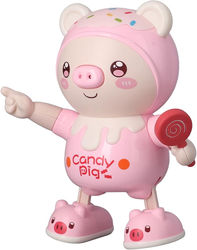 TOPINCN Dancing Pig Electronic Toys Play Dancing Pig Interactive Toys Cool Light Clear Sound Home Entertainment ()