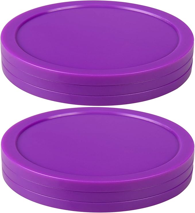 ONE250 3 1/4 inch Air Hockey Pucks, Full Size Goal Packs Replacement Accessories for Game Tables (6 Pcs)