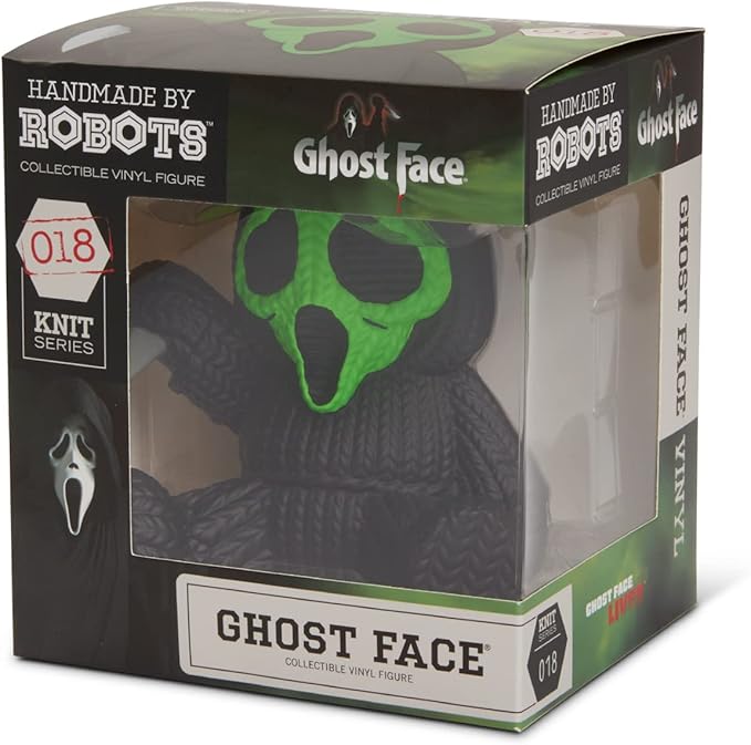 Handmade by Robots - Ghost Face #018 (Limited Edition Fluorescent Green Face)
