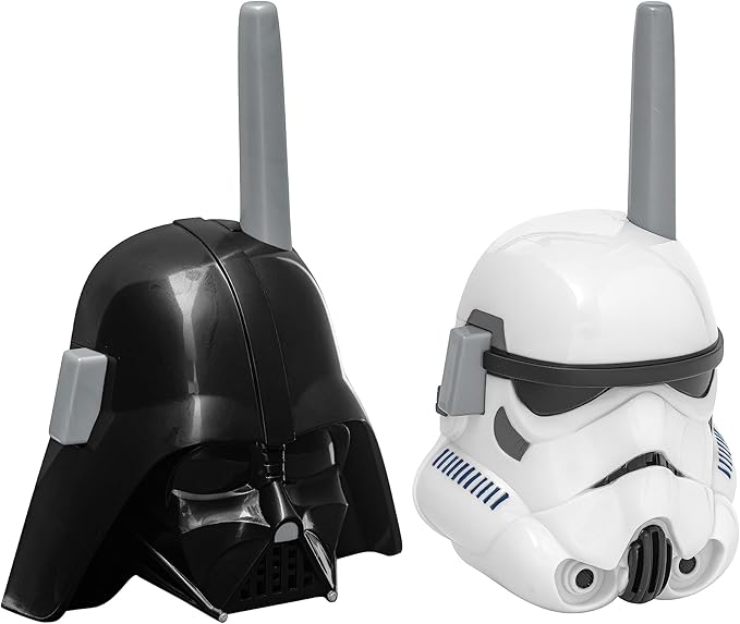 eKids Walkie Talkies for Kids, Static Free and Extended Range, Indoor and Outdoor Toys (Star Wars)