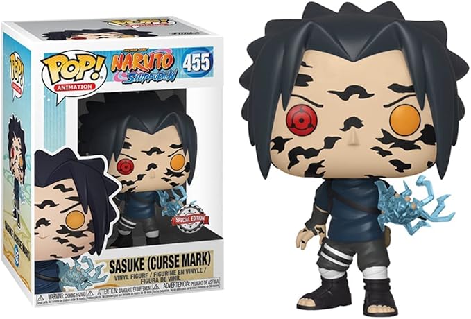 Funko Pop! Animation: Naruto - Sasuke Uchiha with Scars - Naruto Shippuden - Vinyl Collectible Figure - Gift Idea - Official Merchandise - Toy for Children and Adults - Anime Fans