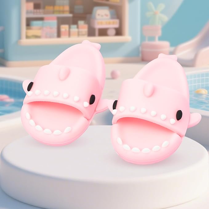 Clothing Shark Summer Sandals for Dolls - Open-Toe Slippers, Cute Accessories Easter Gifts for Photography, Display & Collectors Age Limit 15+ Easter Gifts(Pink)
