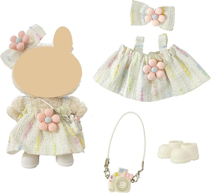 Clothes for Doll, 6 Pack Doll Outfits for 17cm Doll, Perfect for Play and Display, Accessories for Doll's Collectors, (No Dolls) (Princess Dress)