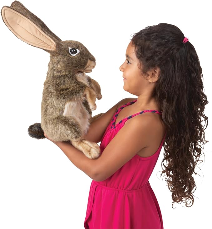 Folkmanis Jack Rabbit Hand Puppet