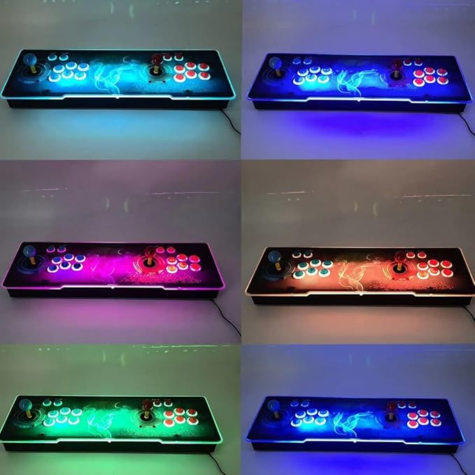 【32000 Games in 1】 Pandora's Box Arcade Game Console, 3D Pandora Box Support PC & Projector & TV, 2-4 Players, 1280X720 Full HD, 3D, Search/Hide/Save/Load/Pause Games, Favorite List