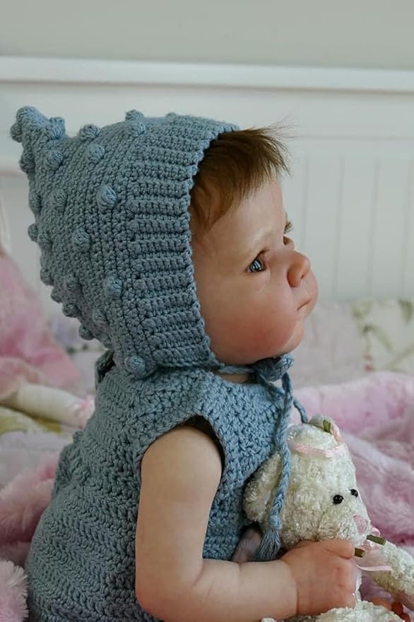 Anano Reborn Baby Dolls Silicone Full Body Girl 18 Inch Realistic Baby Doll Lifelike, Full Silicone Babys Doll Newborn Girl, Real Life Reborn Dolls Washable
