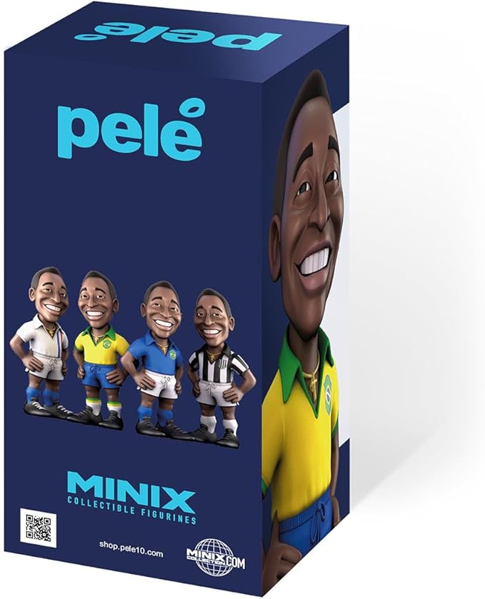 MINIX COLLECTIBLE FIGURINES - Sports Collectable 12 cm Figurine, Pele - Brasil 1ST KIT