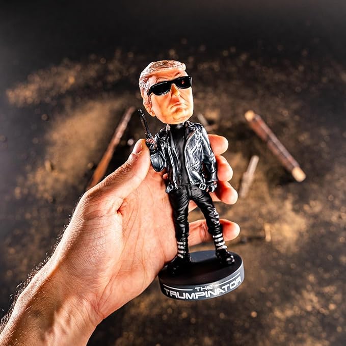 Proud Patriots | The Trumpinator Bobblehead The #1 Patriotic & President Gift 2026 Birthday for Conservatives or Gag Gift for Liberals