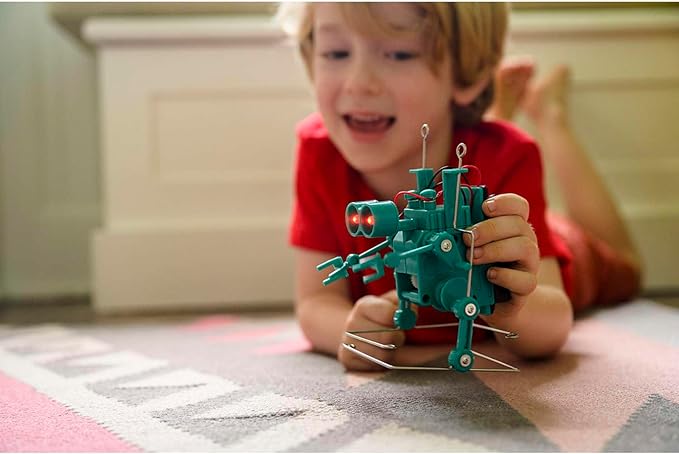 4M Kidz Robotix-Wacky Walking Robot, Science and Activity Kit for Boys and Girls 8-14 Years, STEM Kit, Educational Fun Science
