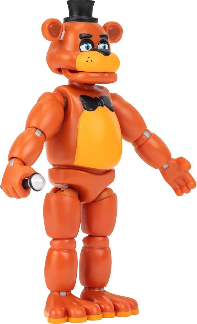 Jazwares Five Nights at Freddy’s Classic Freddy - 5-Inch Articulated Figure with Jumpscare Feature and Glow-in-The-Dark Eyes