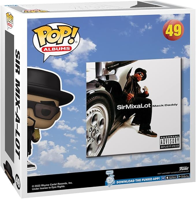 Funko POP! Albums: Sir Mix-a-Lot - Mack Daddy - Music - Collectable Vinyl Figure - Gift Idea - Official Merchandise - for Kids & Adults - Music Fans - Model Figure for Collectors and Display