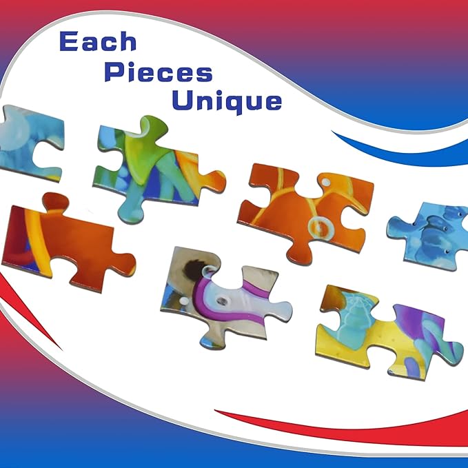 HUADADA Jigsaw Puzzles for Adults 1000 Pieces, Mystical Carpet Interlock Perfectly Letter on Back No Dust, Home Decor Birthday Party Gift Toy for Men Women Elders Seniors (27.5"x19.6"), 1:1 Poster