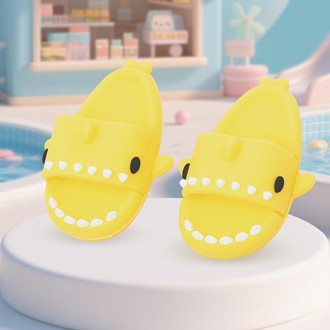 Clothing Shark Summer Sandals for Dolls - Open-Toe Slippers, Cute Accessories Easter Gifts for Photography, Display & Collectors Age Limit 15+ Easter Gifts(Yellow)