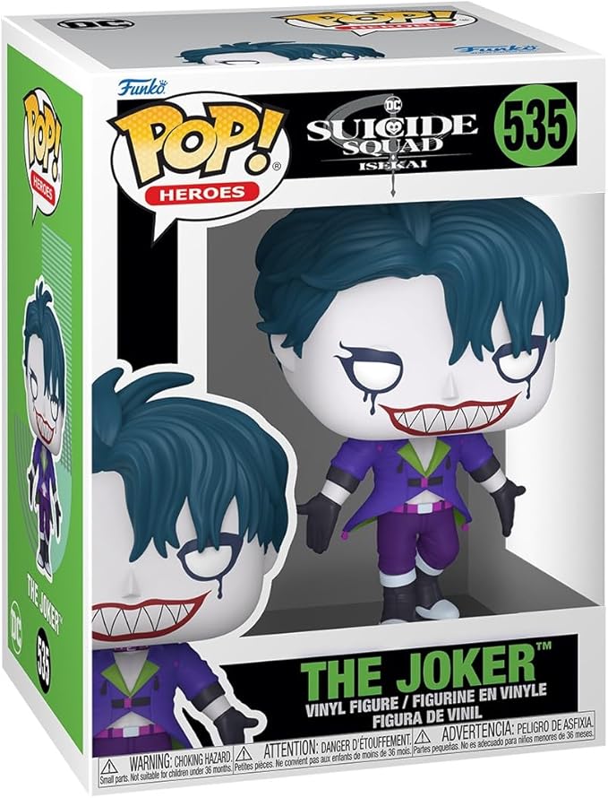 Funko Pop Animation: DC Suicide Squad Isakai - The Joker, 1/6 Odds for Rare Chase Variant - (Styles May Vary) - Suicide Squad Isekai - Collectable Vinyl Figure - Gift Idea - Official Merchandise