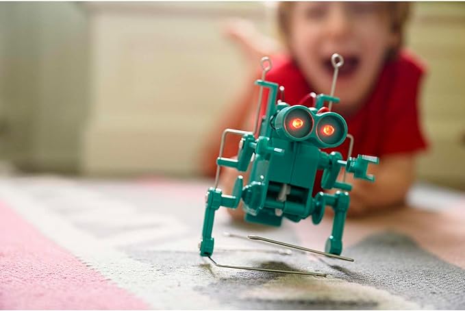 4M Kidz Robotix-Wacky Walking Robot, Science and Activity Kit for Boys and Girls 8-14 Years, STEM Kit, Educational Fun Science