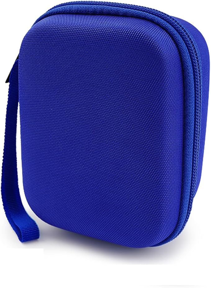 Compatible with Bitzee Hamster Ball Interactive Toy Case, Hard EVA Protective Storage Bag Carrying Box for Virtual Electronic Digital Pet Toy & Dock for Kids Blue (Case Only)