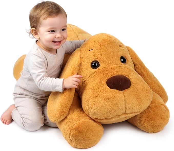 Dog Stuffed Animal, Giant 32" Stuffed Puppy,Large Soft Plush Toy Birthday Party Gifts for Kids Girls Boys