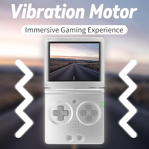 RG35XXSP Flip Portable Retro Handheld Game Console,RG 35XXSP 3.5 Inch IPS Screen Linux System with 64G TF Card Pre-Installed 5532 Games,Clamshell Games Supports 5G WiFi Bluetooth HDMI xxsp