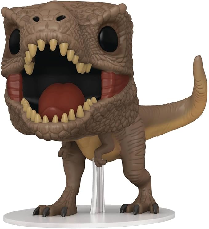 POP Movies: Jurassic World Dominion - Tyrannosaurus Rex [T-Rex] Funko Vinyl Figure (Bundled with Compatible Box Protector Case), Multicolor, 3.75 inches
