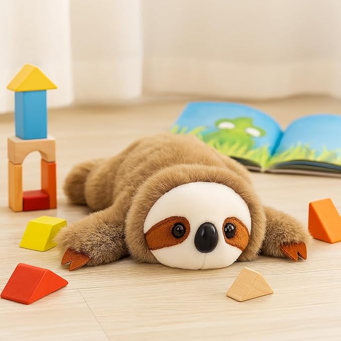 Adorable Sloth Stuffed Animal Soft Plush Sloth Plush Toy Cute Birthday Gifts for Kids Adults
