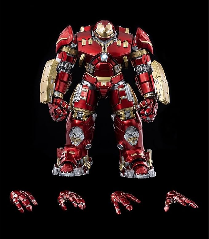 Infinity Saga DLX Iron Man Mark 44 Hulkbuster (DLX Iron Man Mark 44 Hulkbuster), 1/12 Scale, ABS, PVC, Zinc Alloy & Other Metal, Pre-Painted Action Figure for Resale