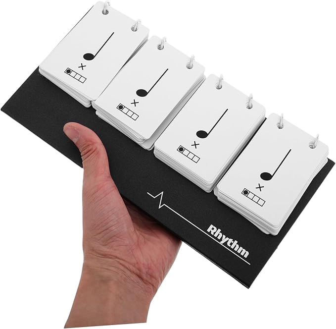 Music Education Tool Rhythm Learning Cards Versatile Music Practice Flashcards Set