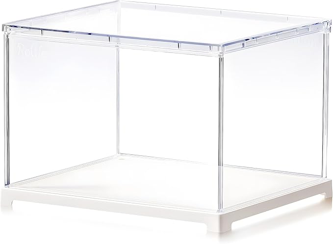 Rolife Dust Cover for DIY Miniature House, 8.8 x 7.6 x 6.1 Inches Clear Acrylic Display Case for Specific Mini Dollhouse Kits, Transparent Protective Showcase for Collectibles & Action Figures
