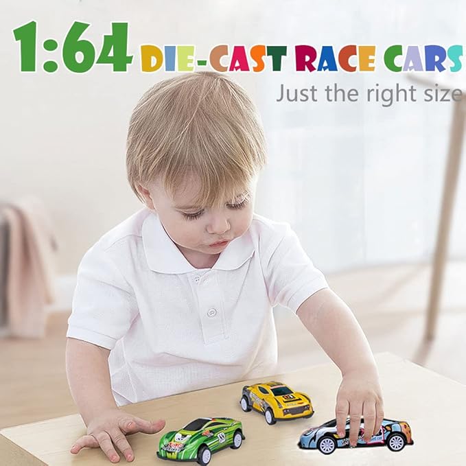 Speedy Panther 36 Pack Pull Back Toy Cars Bulk, Mini Race Car Party Favors for Kids, Goodie Bag Fillers for Boys and Girls, Prizes for Carnival Games Classrooms Rewards