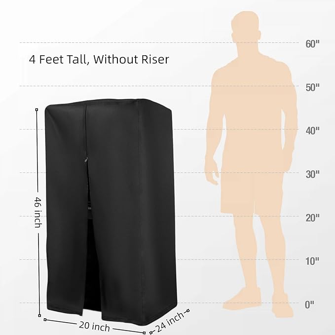 Arcade Machine Cover, Heavy Duty Protective Video Game Cover for Half Size Arcade Game Machines, Waterproof & Dustproof 4FT Electronic Dust Covers,20"L x 24"W x 46"H