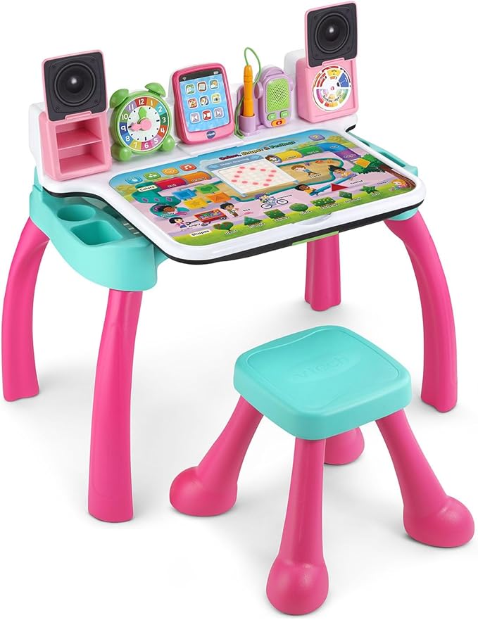 VTech Explore and Write Deluxe Activity Desk (Frustration Free Packaging), Pink