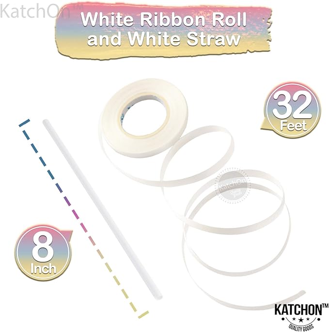 KatchOn, Giant, Rainbow 4 Balloon Number - 40 Inch | Number 4 Balloon, Unicorn 4 Birthday Decorations | Number Four Balloon, Unicorn Rainbow 4th Birthday Decorations | Mermaid Birthday decorations