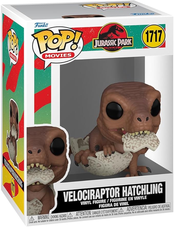 Funko Pop Movies: Jurassic Park Hatchling - Velociraptor Hatchling - Collectable Vinyl Figure - Gift Idea - Official Merchandise - Toys for Kids & Adults - Action/Adventure Fans