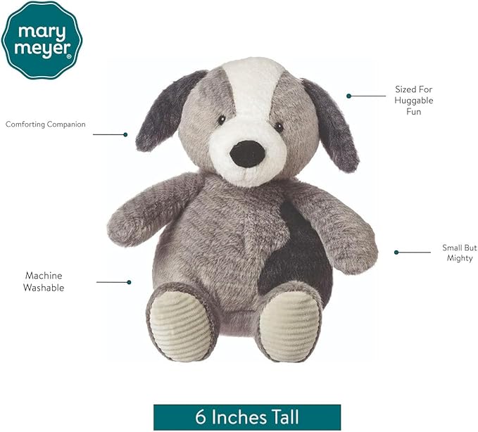Mary Meyer Stuffed Animal Plush Soft Toy, 6-Inches, Dallas Hound Dog