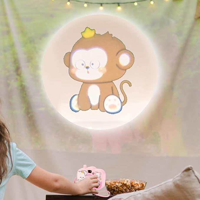 Camera Mini Projector With Animal - Indoor Kids Projector Camera | Educational Learning Projectorr Toys, Animal Image Projectors, Portable Night Light Projectors For Boys And Girls
