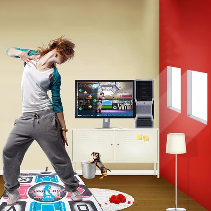 Dance Mat - Dance Mixer Rhythm Step Play Mat - Dance Game Toy Gifts for Kids Adults - Dance Pad (As Shown)