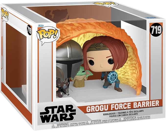 Funko POP! Moments: The Mandalorian - Grogu Force Barrier  - Star Wars: The Mandalorian - Collectable Vinyl Figure - Gift Idea - Official Merchandise - for Kids & Adults - TV Fans