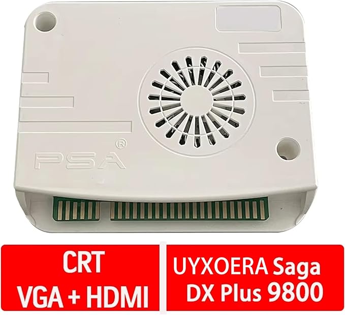 9800 in 1 SAGA DX Plus Multi-Game System Arcade Jamma Board, VGA, HDMI Compatible, 3P, 4P, High Score Record, 3D Games HD 1280x720P Output, 4-Player Support