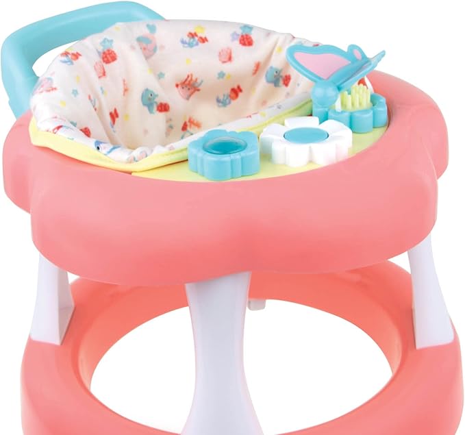 JC Toys - For Keeps Playtime! | Baby Doll Walker Gift Set | Fits Dolls up to 17" | Cloth Seat for easy use and Play Accessories | Ages 2+